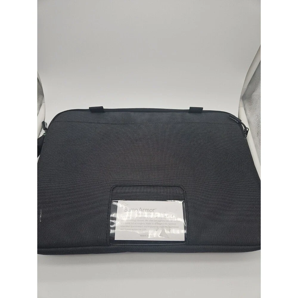 BUMP ARMOR Metro Deluxe 13” Notebook Bag, Tablet Padded Carry Case with Strap‎